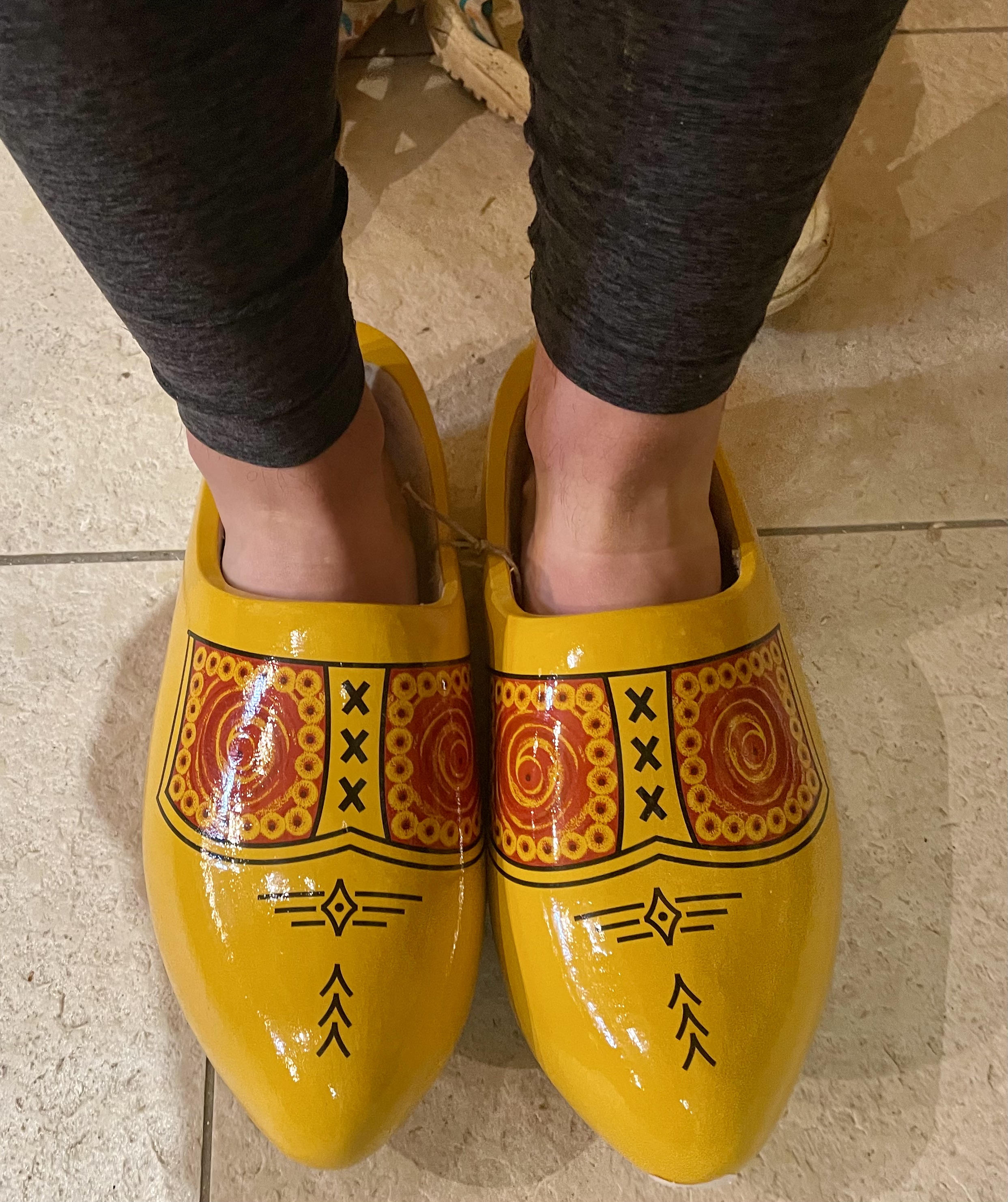 Traditional wooden clogs